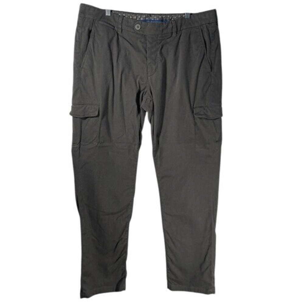 Saks Fifth Avenue Gray Slim Fit Cargo Pants 40‎ Italy